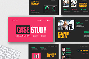 Colorful Case Study Template, a Presentation Template by Mighty-Slide