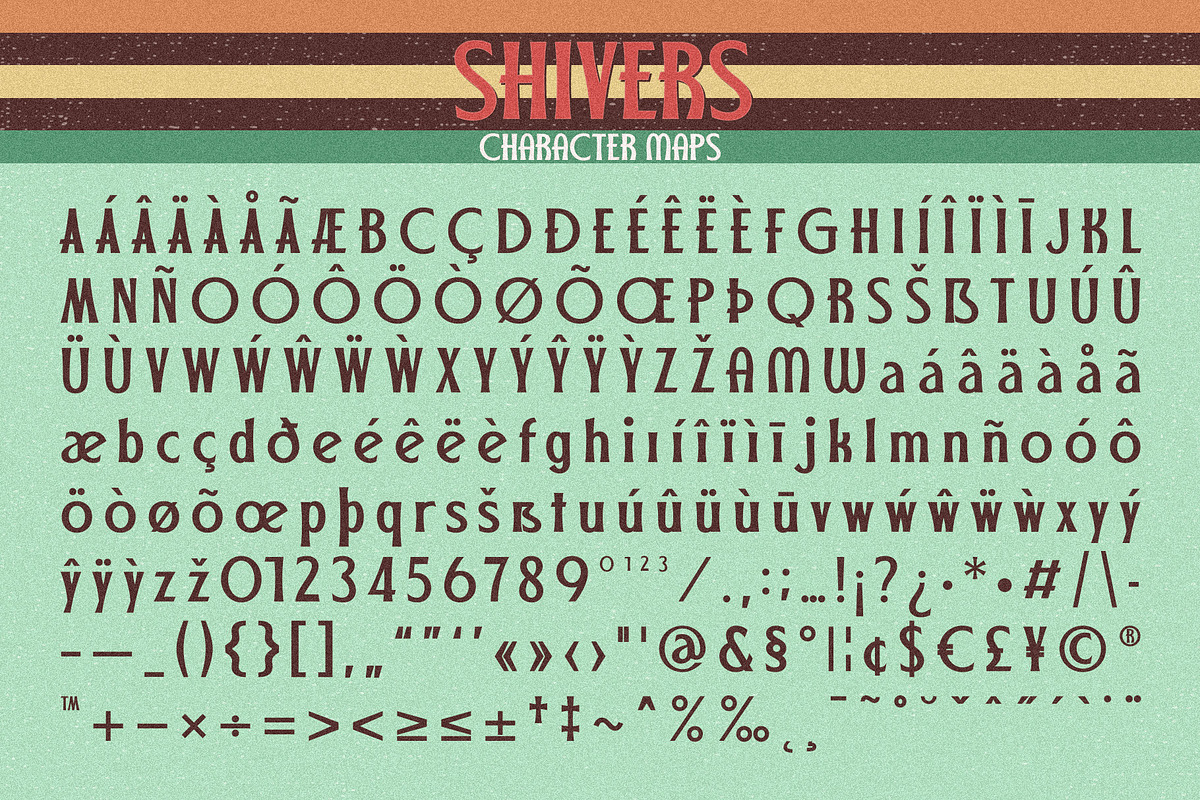 Shivers - Retro Serif, a Serif Font by Almeera Std (Photo 5 of 6)