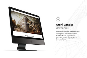 Architecture Landing Page Templates