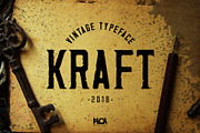 Kraft - Vintage Typeface, a Font by Hurski Anton (Thumbnail 1 of 3)