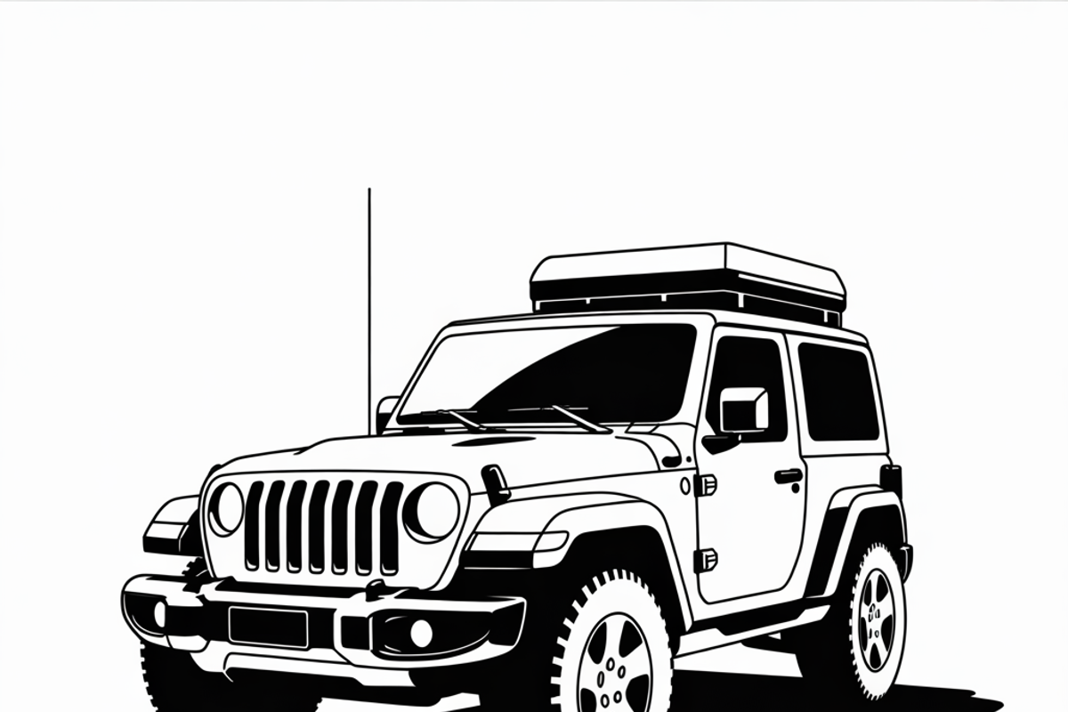 Jeep Vector Traveled design, perfect, an Illustration by Amazin_art (Photo 8 of 9)
