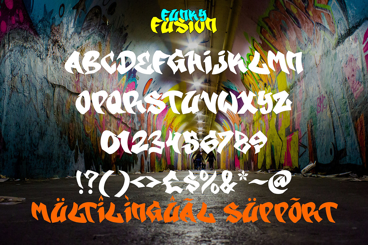 Funky Fusion, a Handwritten Font by asfgraphics (Photo 7 of 7)