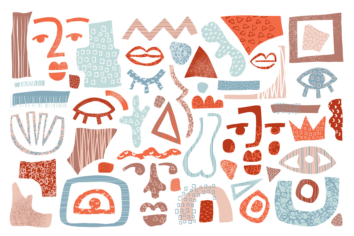 Abstract Cutout Shapes Bundle, an Object Graphic by MaNechaeva (Photo 21 of 24)