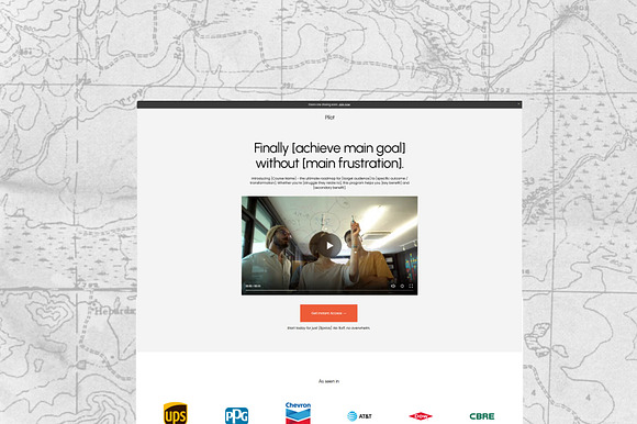 Pilot Squarespace Template preview 2