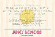 Juicy Lemon - Quirky Wonky Font, a Handwritten Font by shineink.designlab (Thumbnail 12 of 16)
