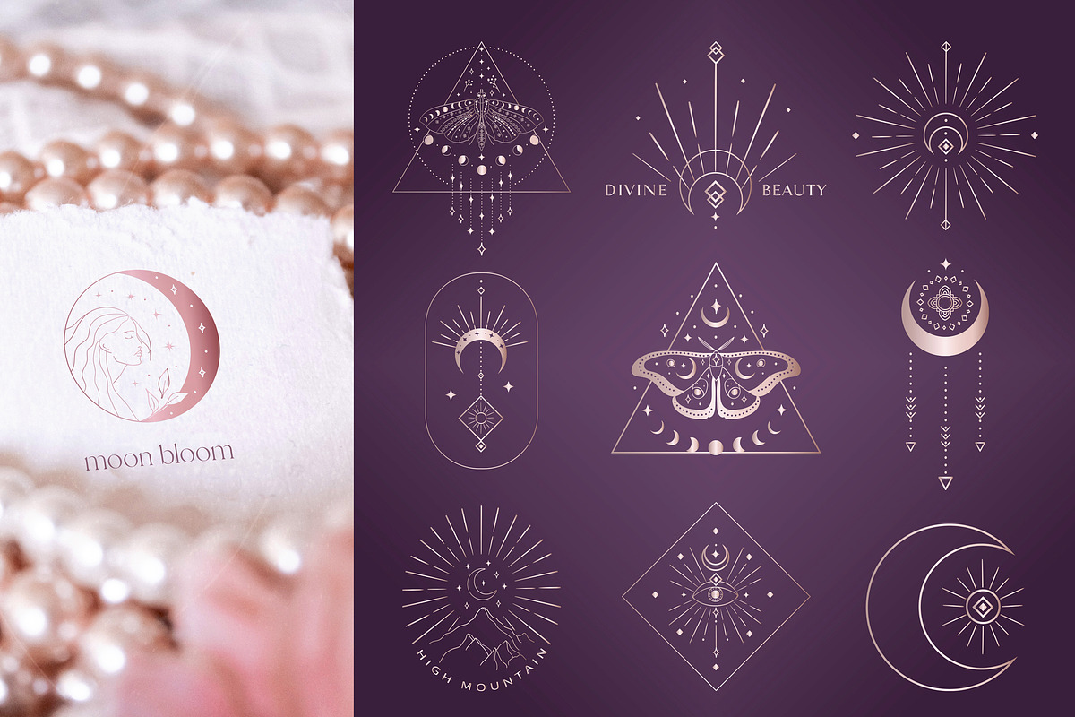 Logo Designs, Elements, Patterns, a Branding & Logo Template by Olya ...