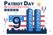 10 USA Patriot Day Illustration, a Person Illustration by denayunebgt (Thumbnail 1 of 4)