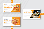 Fast Food Powerpoint & Slide, a Presentation Template by pixelcreatx (Thumbnail 1 of 3)