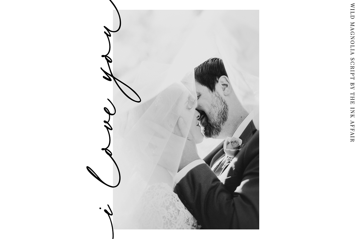 Wild Magnolia Luxury Script, a Script Font by theinkaffair (Photo 3 of 13)