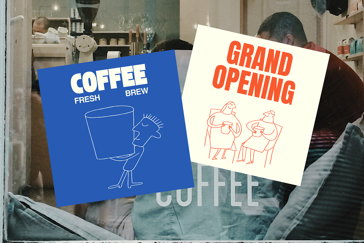 Naive Coffee Doodles, a Food Illustration by Veyla (Photo 12 of 16)