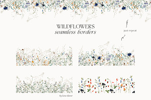 WILDFLOWERS Tiny Watercolor Floral