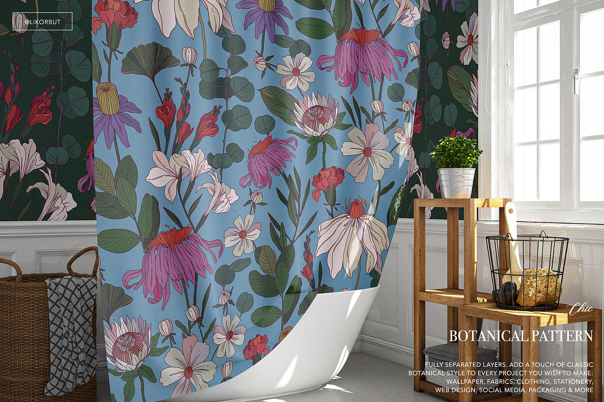 Enigma. Floral Pattern and Graphics, a Pattern Graphic by likorbut (Photo 9 of 11)