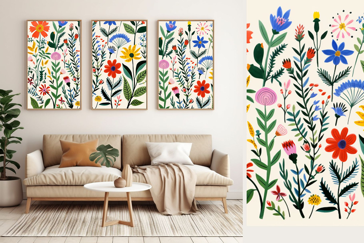 8 Matisse flower wall art print, a Decorative Illustration by ARTOZEN DIGITAL (Photo 7 of 12)