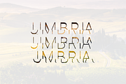 UMBRIA Modern & Distinctive Font, a Sans Serif Font by 98 Created (Thumbnail 7 of 7)