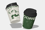 Paper Coffee Cup, a Cups & Container Mockup by Unerispace (Thumbnail 6 of 6)