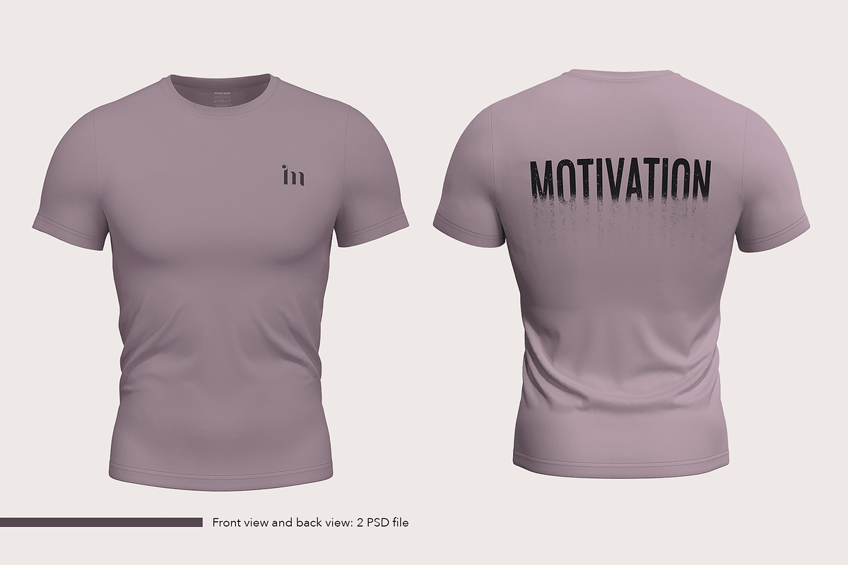 Men's T-shirt Slim Fit mockup., a Shirt Mockup by Irena Matiash shop (Photo 3 of 5)