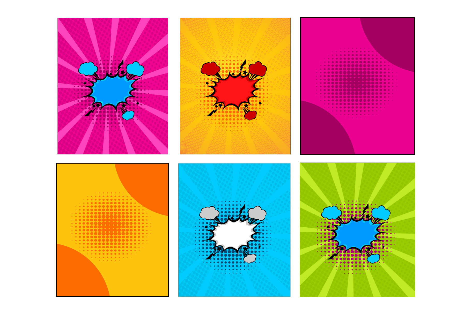 Comic Book Cover Style EPS Vector, a Background Graphic by TrueVector