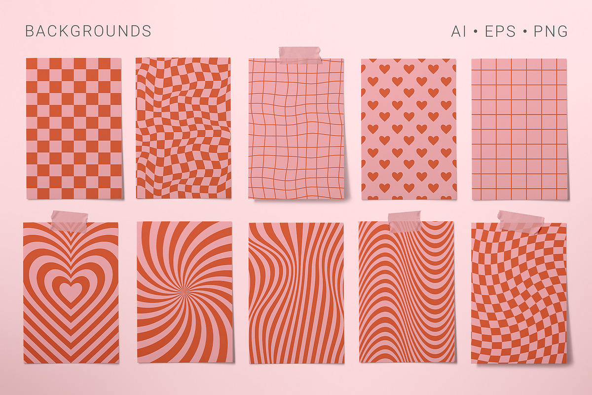 Groovy Valentine's Day, an Illustration by Martyshova (Photo 13 of 18)