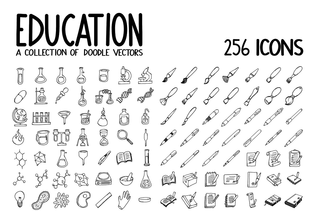 4300+ Hand-Drawn Doodle Icons Bundle, an Outline Icon by TKDoodle (Photo 13 of 36)