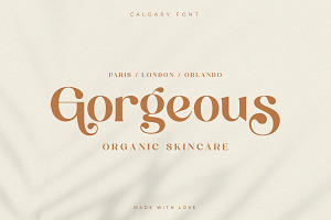 Calgary New Stylish Serif Font