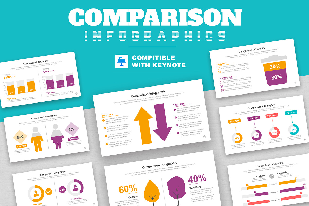 Comparison Infographics Keynote