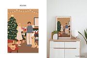 Merry Christmas clipart, a Seasonal Illustration by LyubovZaytseva (Thumbnail 8 of 18)
