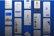 Pakkho -  E-learning Mobile App UI K, an UI Kit Template by piyush608 (Thumbnail 2 of 2)