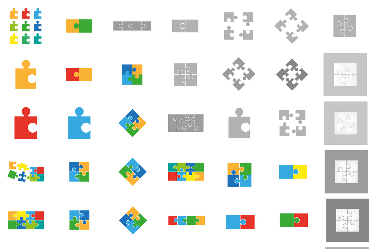 Puzzle set, a Background Graphic by Janoj's Store (Photo 2 of 2)