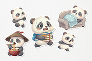 Kawaii Chibi Panda Cute Character, an Animal Illustration by Gohsantosa (Thumbnail 3 of 4)