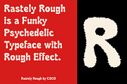 Rastely Rough, a Sans Serif Font by Craft Supply Co. (Thumbnail 4 of 8)