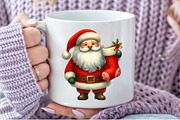 Retro Santa Clipart, an Illustration by Pixels.Craft (Thumbnail 5 of 7)