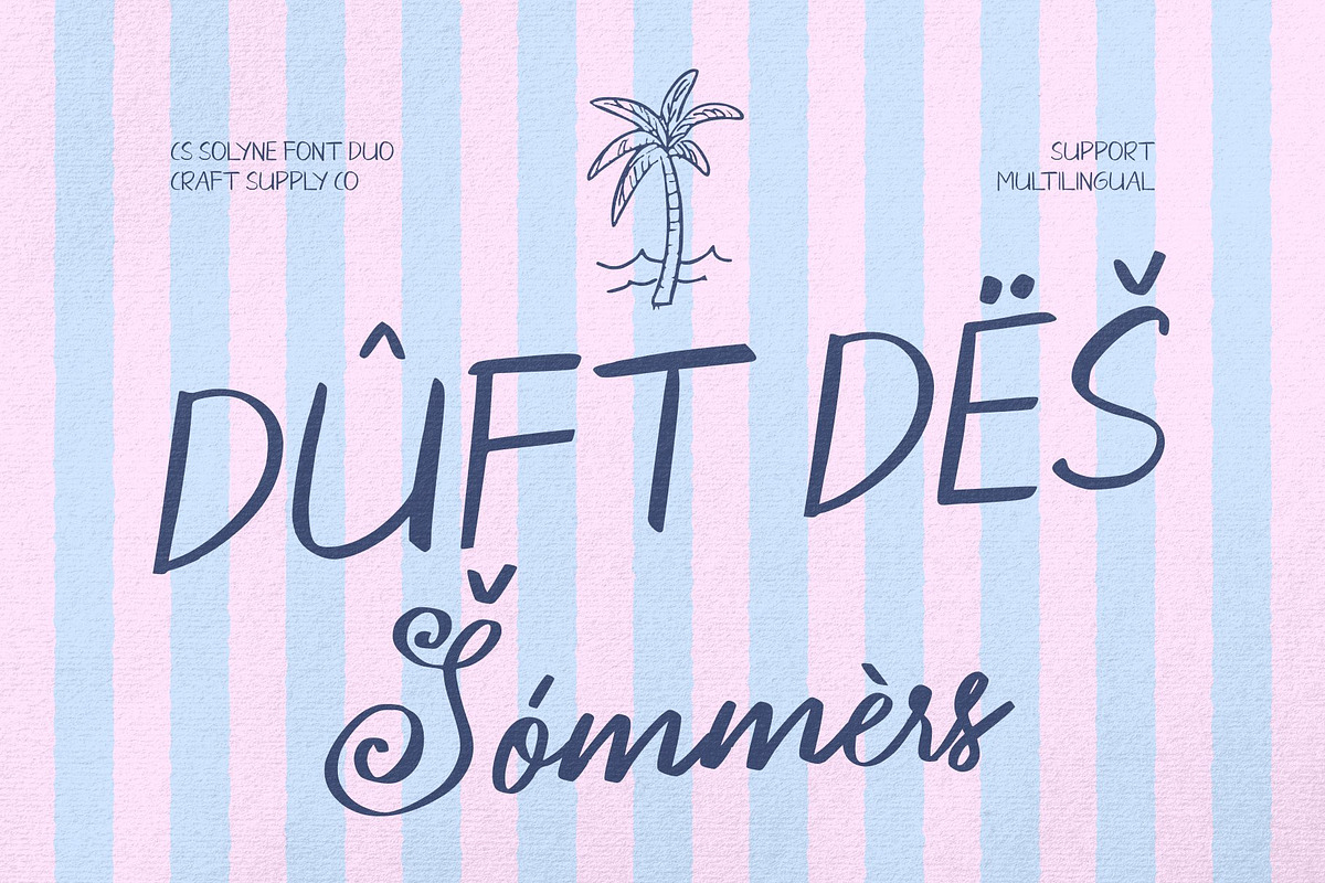 CS Solyne - Font Duo, a Handwritten Font by Craft Supply Co. (Photo 6 of 8)