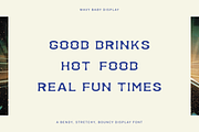 Wavy Baby Display Font, a Sans Serif Font by mollydeering (Thumbnail 4 of 4)
