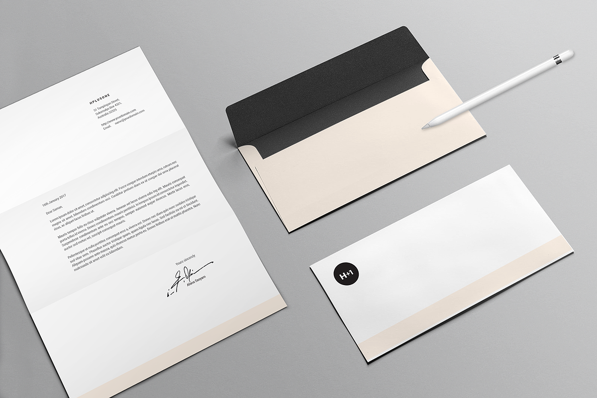Stationery Set, a Stationery Template by BOXKAYU (Photo 3 of 6)