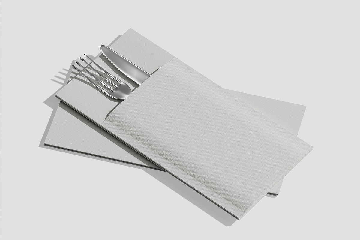 Napkin Mockup, a Household Mockup by Permadi Creative (Photo 2 of 4)