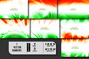 7 Banners of Indian republic day, a Background Graphic by NJ Himel (Thumbnail 1 of 8)