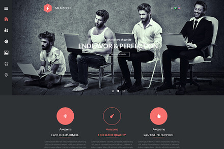 SalaMoon – Multi-Purpose PSD Templat