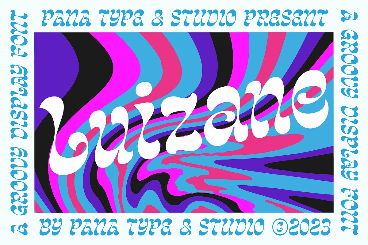 Luizane Groovy Font, a Font by Panatype™ Studio (Photo 1 of 10)