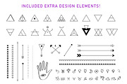 Triangle Alchemy - Vector Set, a Decorative Illustration by The Gypsy Goddess (Thumbnail 9 of 10)