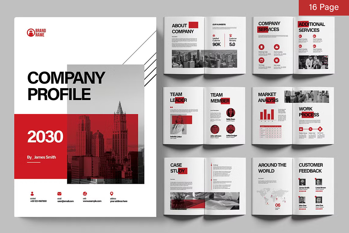 Company Profile Bundle, a Brochure Template by ContestDesign (Photo 17 of 24)
