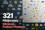 321 Midjourney Prompts for Patterns, a Pattern Graphic by Sevenstyles (Thumbnail 3 of 10)