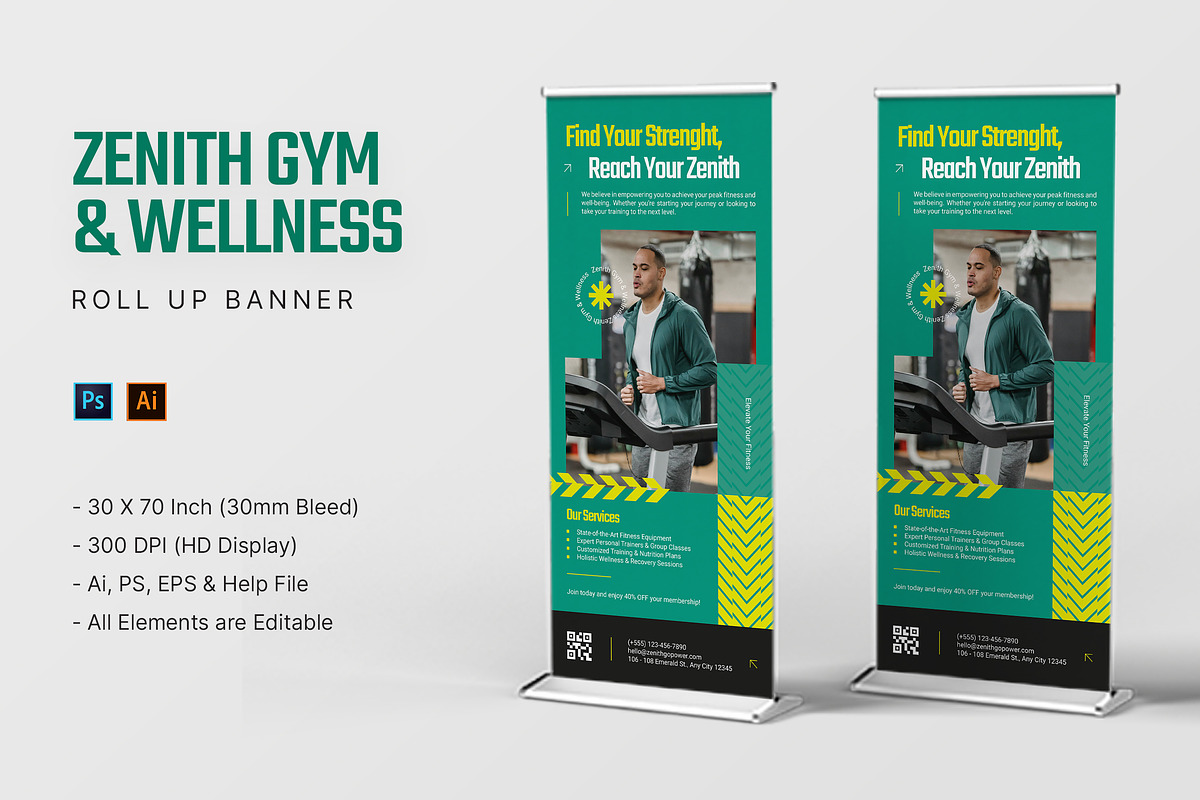 Zenith - Roll Up Banner, a Print Template by StreaksideStd (Photo 3 of 3)