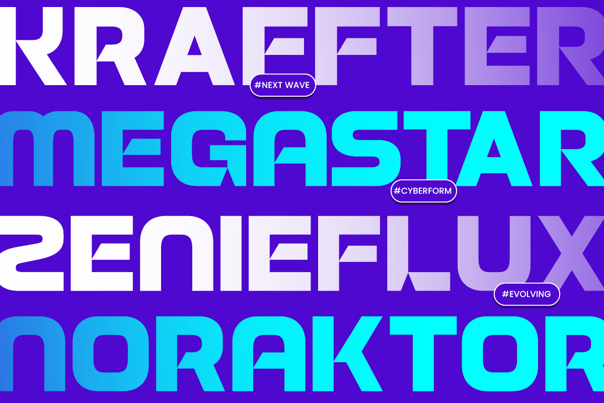 Graind - Futuristic Extended Font, a Sans Serif Font by RagamKata (Photo 6 of 10)