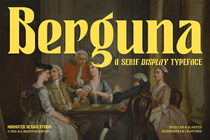 Berguna - A Serif Display Typeface