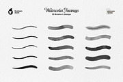 Watercolor Journey Procreate Brushes, a Brush Add-On by brushapes.com (Thumbnail 4 of 11)