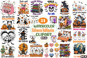 Funny Halloween Sublimation Bundle P, an Illustration by DreamCafeArt