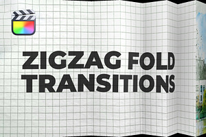 Zigzag Fold Transitions - Final Cut