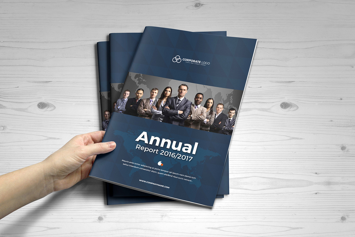 Annual Report Template V3, a Brochure Template by JanySultana (Photo 14 of 14)