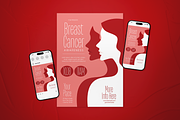 Breast Cancer Awareness Flyer Set, a Flyer Template by The Good Store (Thumbnail 1 of 2)