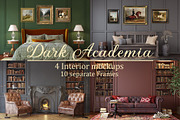 DARK ACADEMIA Frame Mockups, a Product Mockup by MyHomeMockups (Thumbnail 1 of 11)